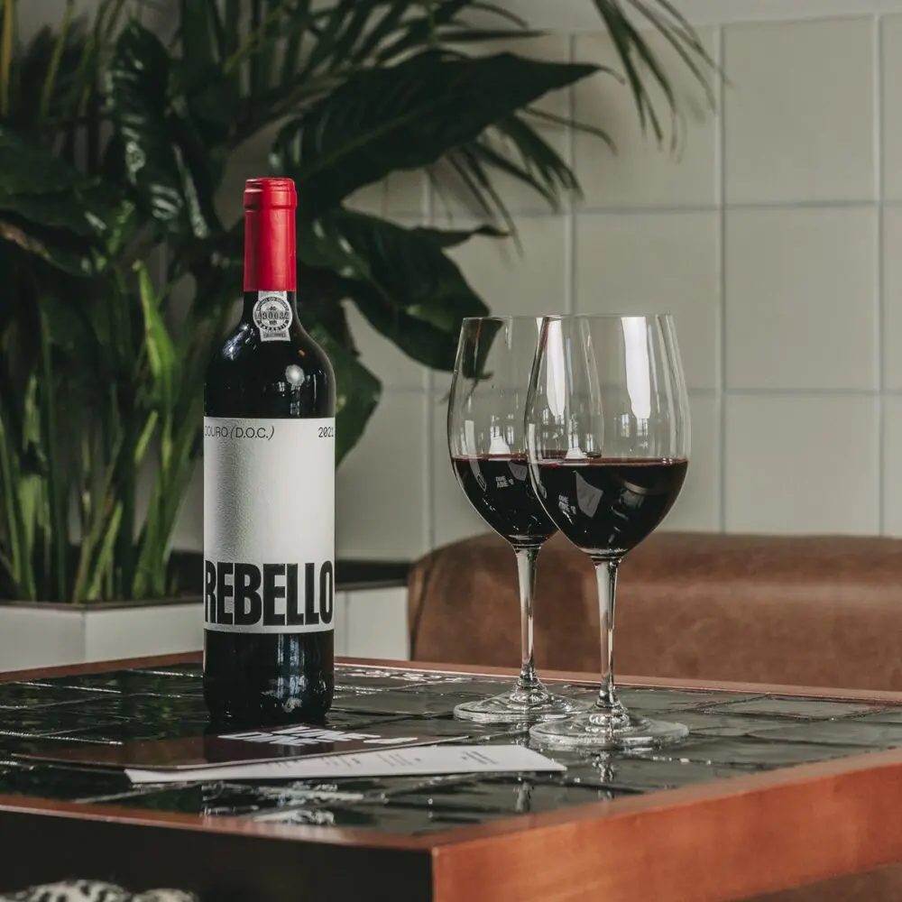 Rebello wine in lobby bar